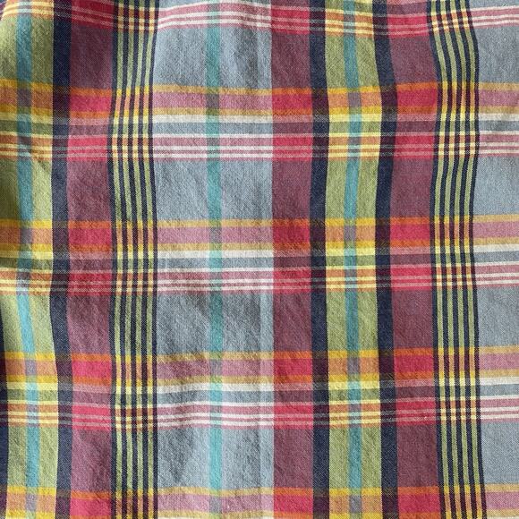 J.Crew Madras Men's XL Plaid Long Sleeve Casual Button Down Shirt - Multicolor - Picture 9 of 9